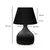 Opviq Stona lampa, Crna
