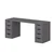 Hanah Home radni sto Alen 180cm 8 Drawer, 180 cm, antracit