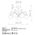 Opviq luster Loop-20452-A, 5 × E27, beli