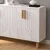 Hanah Home Konzolni sto Rodney, 120x73.6x29.6 cm, Beli