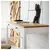 HEMNES Radni sto s 2 fioke, belo bajcovano/svetlosmeđa, 120x47 cm