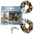 NMC Love Cuffs Leopard Trpežne kovinske lisice z leopardjim krznom