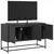 TV ormarić crni 100,5x39x60,5 cm čelični