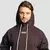 GymBeam Aura Hoodie Tee Brown