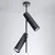 Brilagi - LED RGBW prigušiva luster na šipci BRANCH 2xGU10/6,5W/230V crna