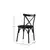 Hanah Home Set trpezarijskih stolica Ekol 290 V2, 2 komada, Crni