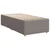 Vidaxl Box spring postelja z vzmetnico taupe 80x200 cm blago