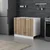 Hanah Home kuhinjski element Minar 4150, 100 cm, beli / dore