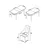 Hanah Home Set Trpezarijski sto i 6 stolica Are, Krem-beli