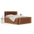 Oranžna boxspring postelja s prostorom za shranjevanje 200x200 cm Bergamo – Maison de Reve