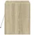 Zidni TV ormarić s LED svjetlima boja hrasta sonome 80x31x38 cm