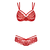 Sexy set 2-delni 860-SET-3 crvene boje - S/M