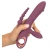 VIBRATOR SLIM TRIPLE PLUM