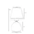Opviq Stona lampa Cameron, Crno-braon