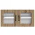 Vidaxl Stenski stekleni omarica LUCCA Artisan hrast 80 x 31 x 40 cm