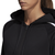 adidas W MH 3S FZ HD, ženska jakna za fitnes, crna