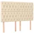 vidaXL vidaXL Box spring postelja z vzmetnico krem 140x190 cm blago, (20896605)