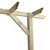 Vidaxl Vrtna pergola 410x40x203 cm lesena