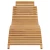 Ležaljka Smeđa 198 x 55 x 58,5 cm Čvrsto teak drvo