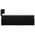 vidaXL vidaXL Box spring postelja z vzmetnico črna 90x200 cm blago, (21308647)