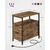 Songmics Stranska mizica, LET325B01, 60x35x60 cm, rjava