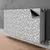 tulup.si Pokrov za radiator PVC Sivi listi 110x60 cm