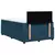 Vidaxl Box spring postelja z vzmetnico modra 120x190 cm žamet