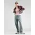 HUGO Majica Classic  modra / roza / bela