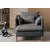 ATELIER DEL SOFA Fotelja Flexy Anthracite