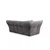 Atelier del Sofa Ugaona garnitura Boxer, 165x290 cm, Svetlo-siva