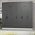 Hanah Home Garderober Kale-5239, 270x255x52 cm, Antracit