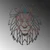 Wallity Zidna dekoracija Lion-2, 40cmx50cm, Šarena
