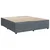 Vidaxl Box spring postelja z vzmetnico temno siva 180x200 cm žamet