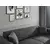 Atelier del Sofa Trosed na razvlačenje Cofi 90x80x222cm Svetlosivi