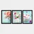 Wallity Set uramljenih slika 3SC_219025241, 3 Dela