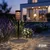 Komplet od 4 LED solarne lampe DECOR, LED/1,2V, 150 mAh, 3000K, 39 cm, IP44, crne