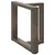 Noge za klub stolić T-oblika 2 kom Crne 50x25x(42-43) cm Čelik