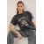 Trendyol Milla Ženska majica TWOSS25TS00148, Antracit