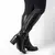 SAFRAN duboke ženske čizme LX561835, crne