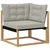 Set vanjskih sofa s jastukom 8 pcs Bijela i svjetlosiva