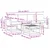 Set vanjskih sofa s jastukom 4 pcs Prirodna i krem