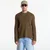 Pulover MM6 Crewneck Khaki/ Black Print L