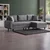 Atelier del Sofa Ugaona sofa na razvlačenje Flavia, 230x72x125 cm, Siva