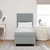 Vidaxl LED Box Spring Postelja Svetlo siva 80 x 200 cm blago