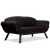 Atelier del Sofa Dvosed na razvlačenje Genzo 177x87x75cm Crni