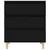 Komoda crna 60 x 35 x 70 cm od konstruiranog drva