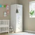 SMASTAD / PLATSA Garderober, bela bela/s 4 fioke, 60x57x181 cm