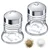 Paris-Chrome set of salt shaker and pepper shaker, 40 ml - Westmark