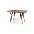 Hanah Home Sofya trpezarijski sto 126 × 75 × 75 cm, orah