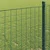 Vidaxl Evropska ograja Zelena 0,6 x 25 m PVC prevlečen železo